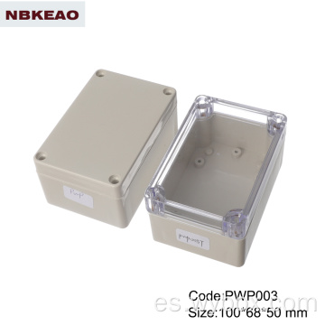 Caja de plástico impermeable cerrada con tornillos de metal Caja para exteriores Cajas de conexiones de cables a prueba de agua Caja de plástico de red
